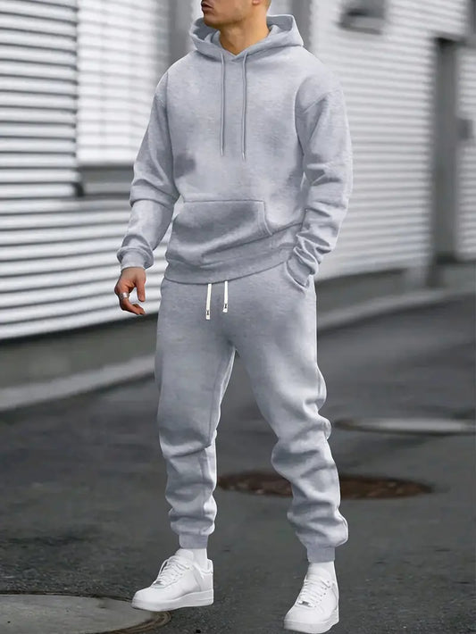 Men’s 2-Piece Tracksuit Set for Training or Casual Wear