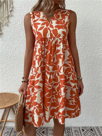 Variant image for Damen A-Linie Blumen Maxikleid Aus Atmungsaktiver Baumwolle Für Strand Und Gartenpartys, Plus Größen Verfügbar-17