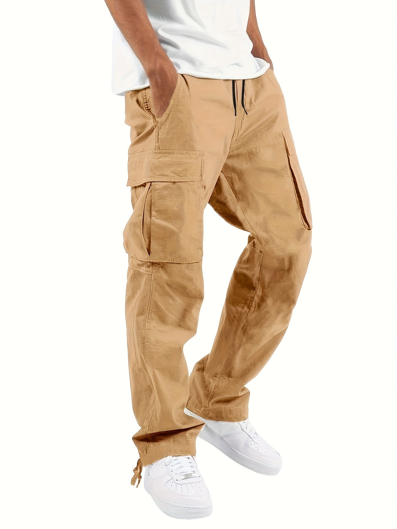 Übergroße Herrenhosen mit Praktischen Taschen und Bequemer Passform-3