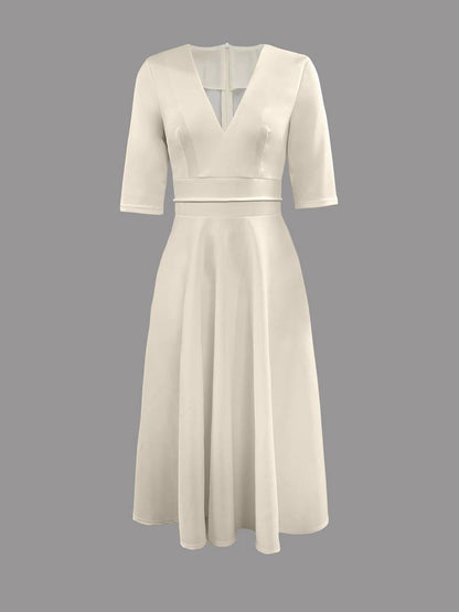 Plus Size Damen Sommerkleid Aus Weicher Baumwollmischung, Elegant Und Komfortabel Für Jeden Anlass