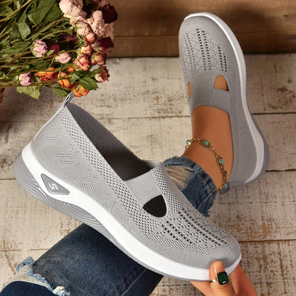 Leichte Slip-On Turnschuhe Damen Mit Rutschfester Sohle Und Atmungsaktivem Material, Größen 35-43-3