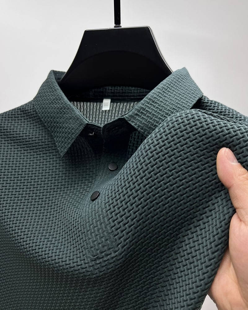 Variant image for Luxus Herren Polohemd, Atmungsaktives Poloshirt Langarm für Optimalen Komfort, Klassische Passform-29