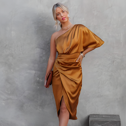 Variant image for Asymmetrisches Abendkleid für Hochzeiten und Partys, Elegantes Kleid für formelle Anlässe, Komfortabel und Stilvoll-13