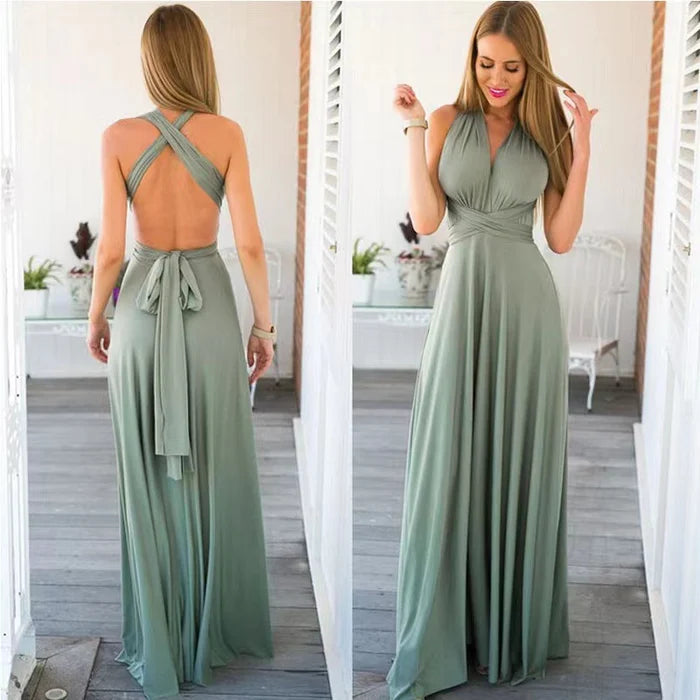 Variant image for Chic Damen Wickelkleid Mit Elastischer Taille, Atmungsaktiv Für Sommer Und Festliche Anlässe, Ideal Als Kleid Hochzeitsgast-55