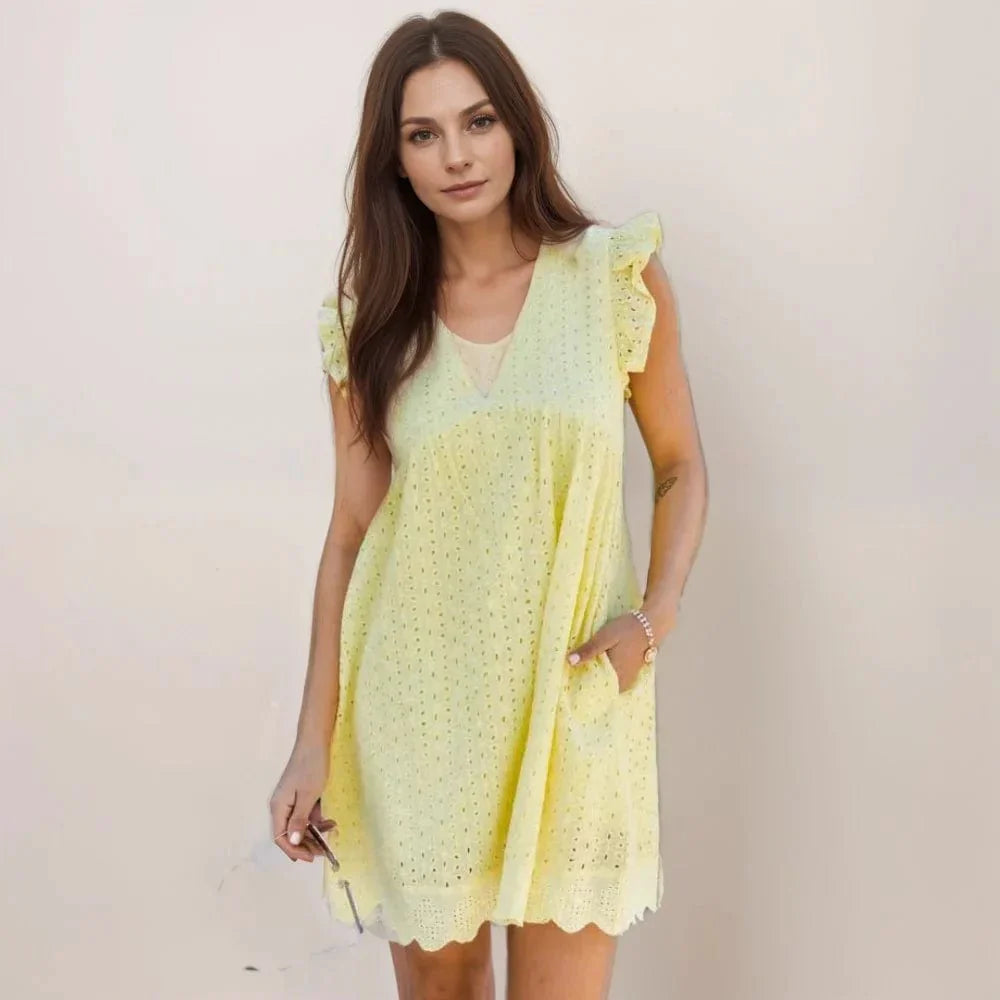 Variant image for Sommerkleid Damen mit Integrierten Shorts und Taschen, Leicht und Atmungsaktiv für Ultimativen Komfort-43