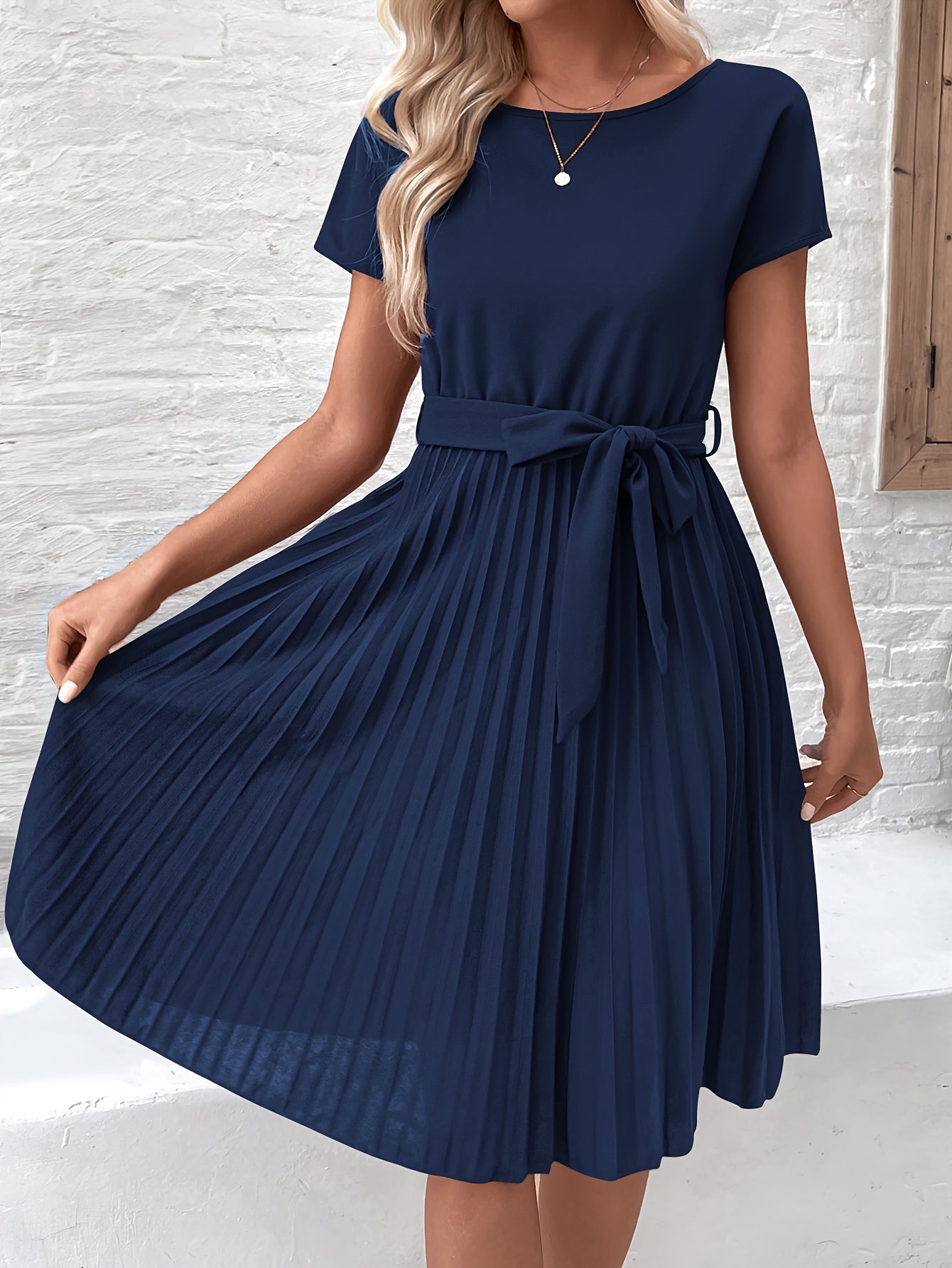 Variant image for Elegantes Maxikleid Damen - Leichtes Sommerkleid Lang in Weiß für Lässige und Formelle Anlässe-21