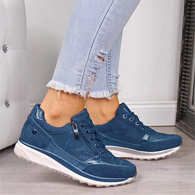 Bequeme Frauenschuhe Mit Atmungsaktivem Design Und Rutschfester Sohle Für Ganztägigen Komfort-3