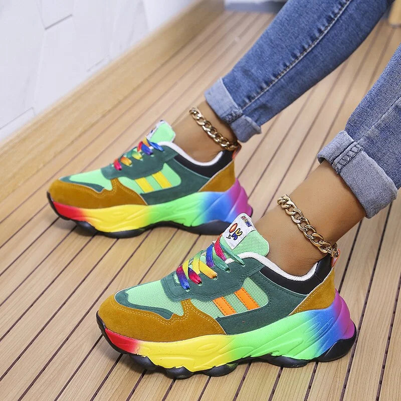 Leichte Bogenhilfe Sneaker Damen mit Geräumiger Zehenschachtel und Gelpolsterung für Optimalen Komfort-5
