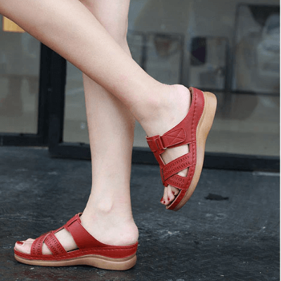 Bequeme Orthopädische Sandalen Damen – Rutschfestes Design & Schockabsorbierende Sohle für Ganztägigen Komfort – Sommerschuhe Damen