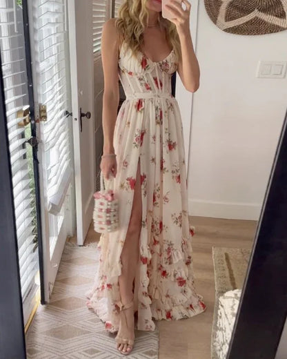 Elegantes Ärmelloses Midi-Kleid für Damen - Vielseitiges Festliches Kleid für Hochzeitsgast und Abendveranstaltungen