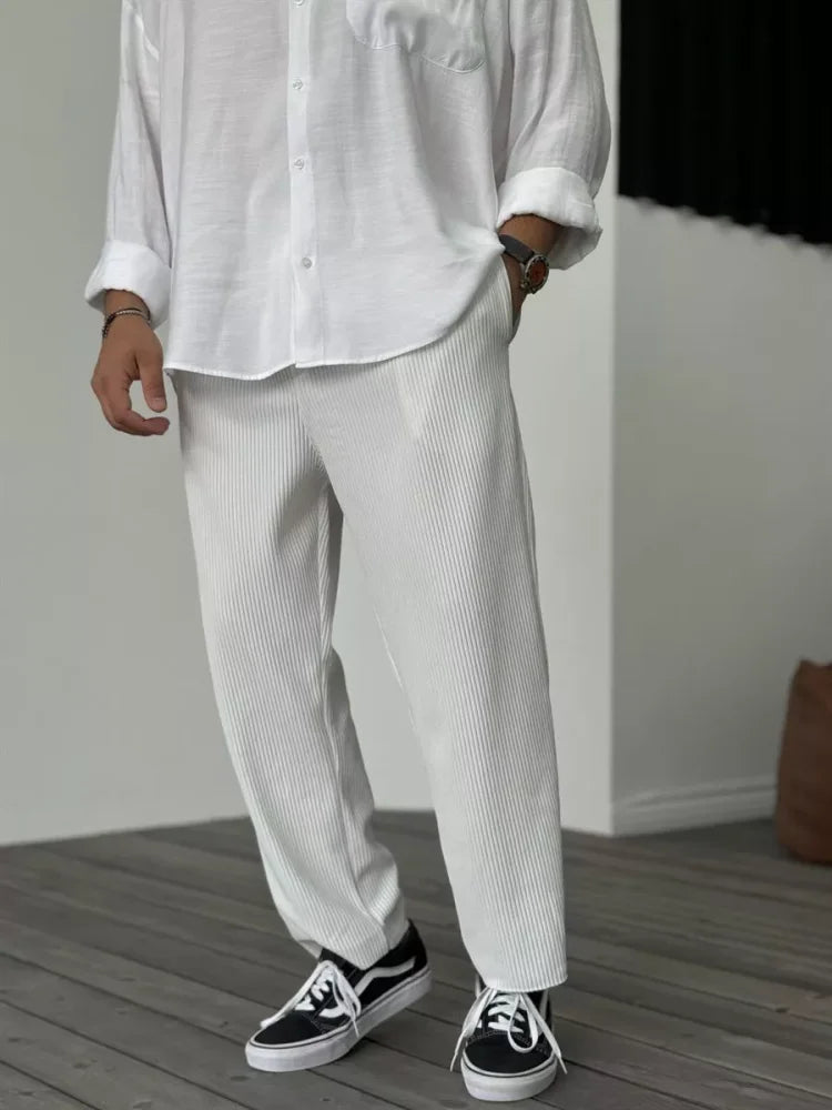 Variant image for Herren Hosen - Weiche Luxuriöse Maßgeschneiderte Hosen Für Den Täglichen Gebrauch, Premium-Stoff, Klassischer Stil-19
