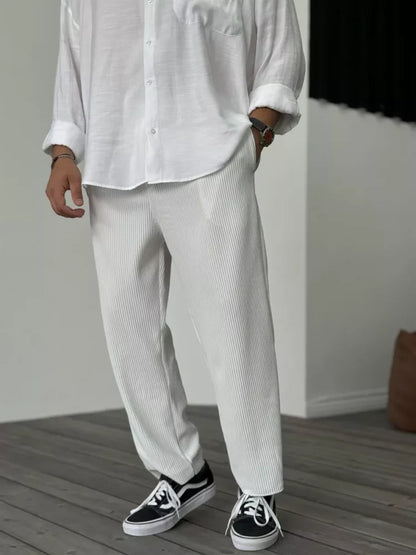 Variant image for Herren Hosen - Weiche Luxuriöse Maßgeschneiderte Hosen Für Den Täglichen Gebrauch, Premium-Stoff, Klassischer Stil-19