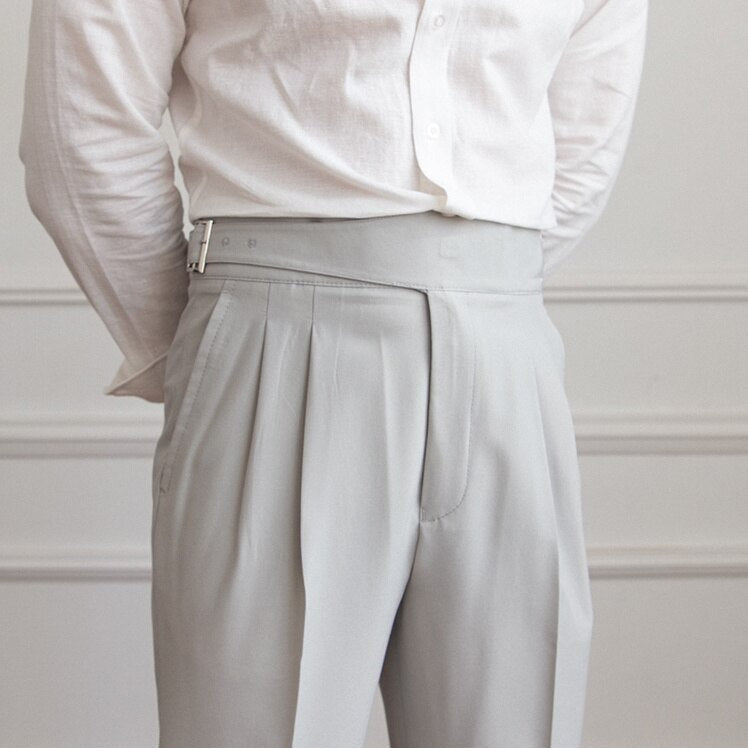 Stylische Loop-Detailhosen Für Moderne Silhouette Und Komfortable Passform-4