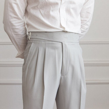 Stylische Loop-Detailhosen Für Moderne Silhouette Und Komfortable Passform-4