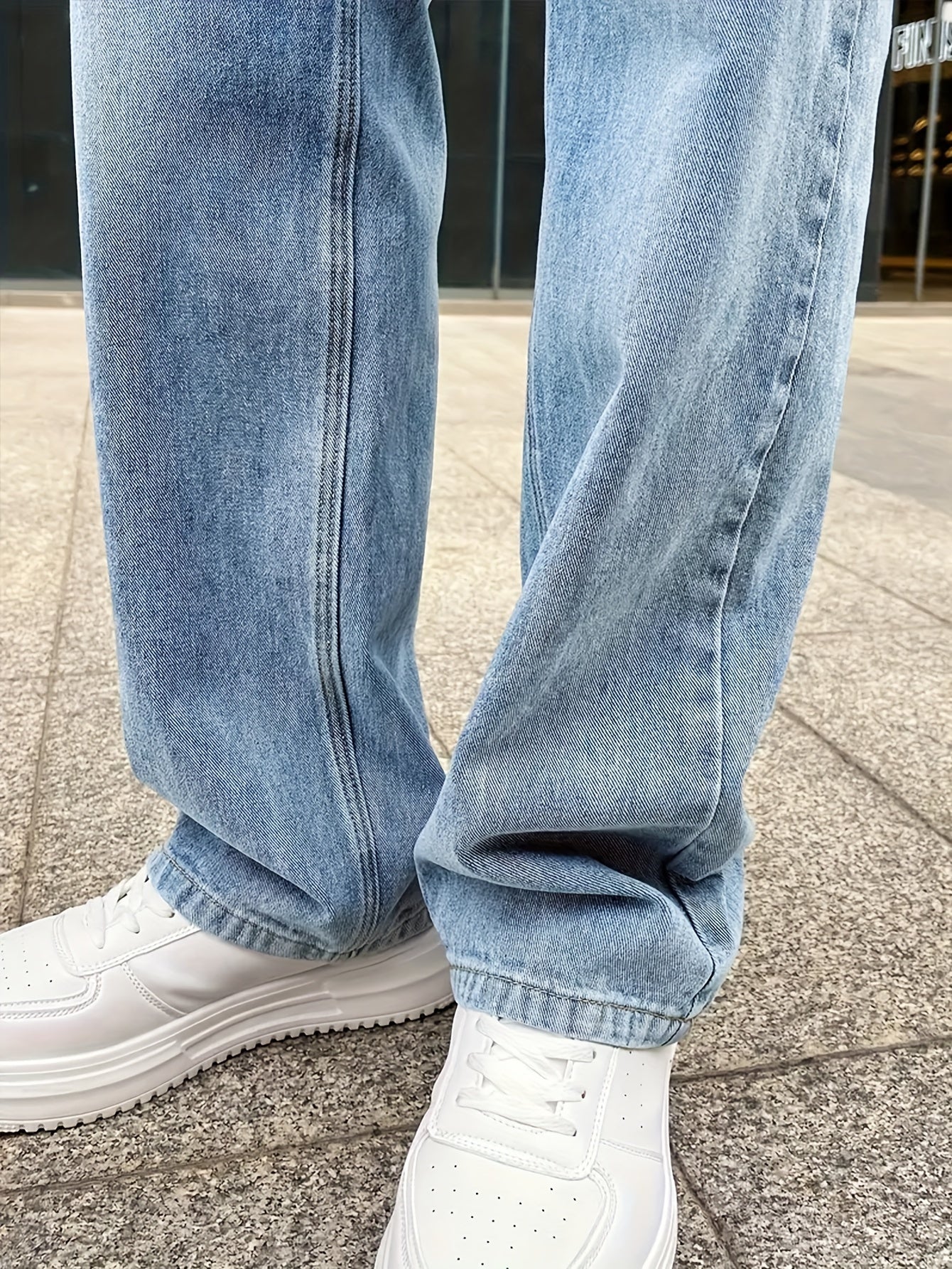 Bequeme Herrenjeans mit Geraden Beinen aus Baumwollmischung für Lässige und Formelle Anlässe-6