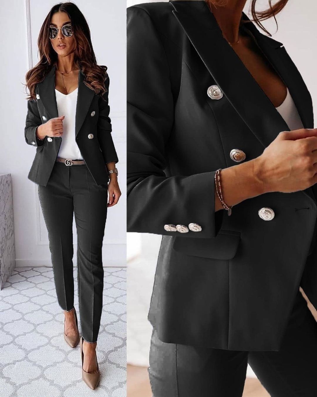 Women’s Suits Modern Fitted Cut Business Attire