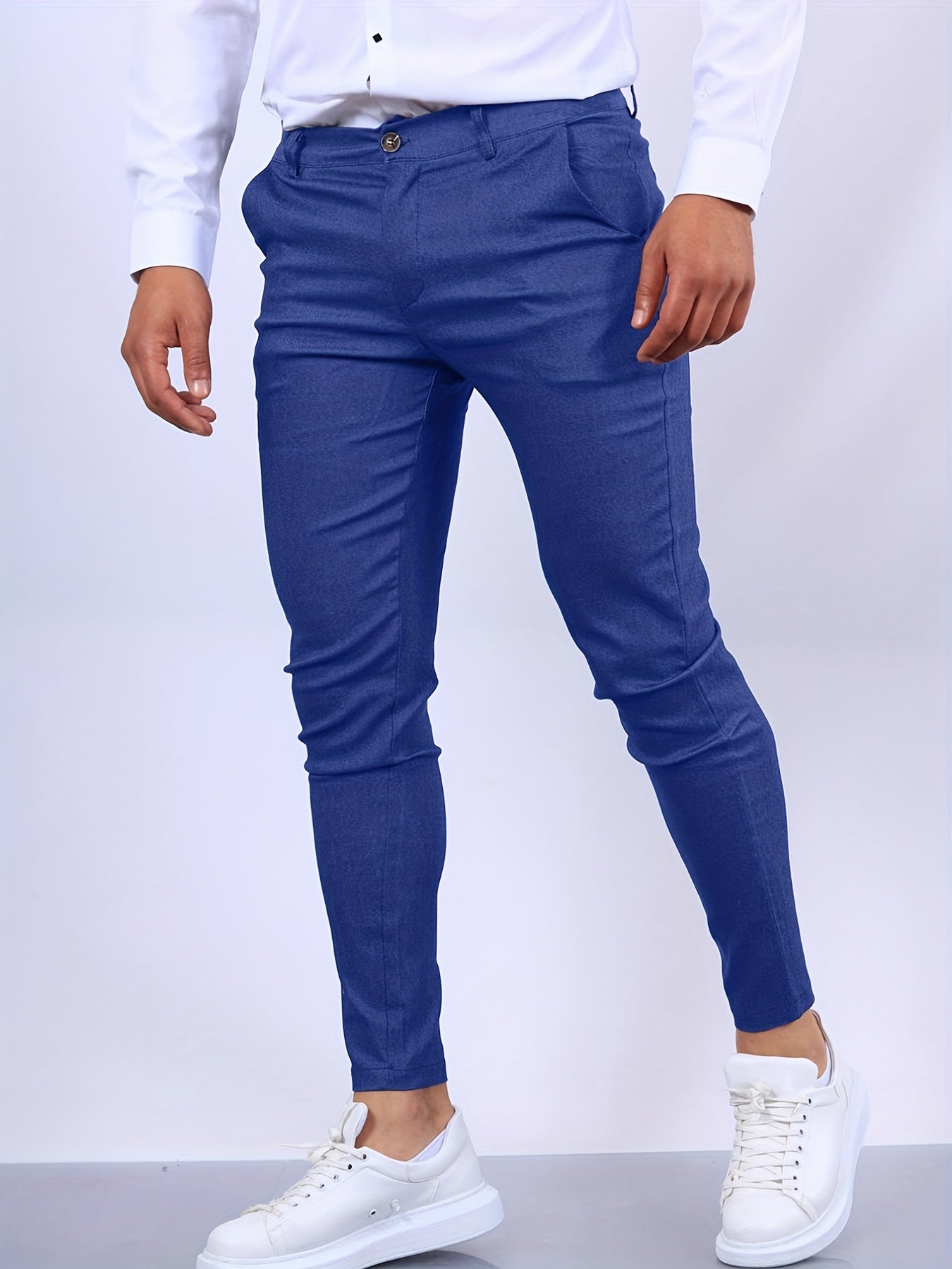 Variant image for Slim Fit Business Casual Herren Hosen, Hochwertiger Stoff, Maßgeschneidertes Design für Elegante Anlässe-15
