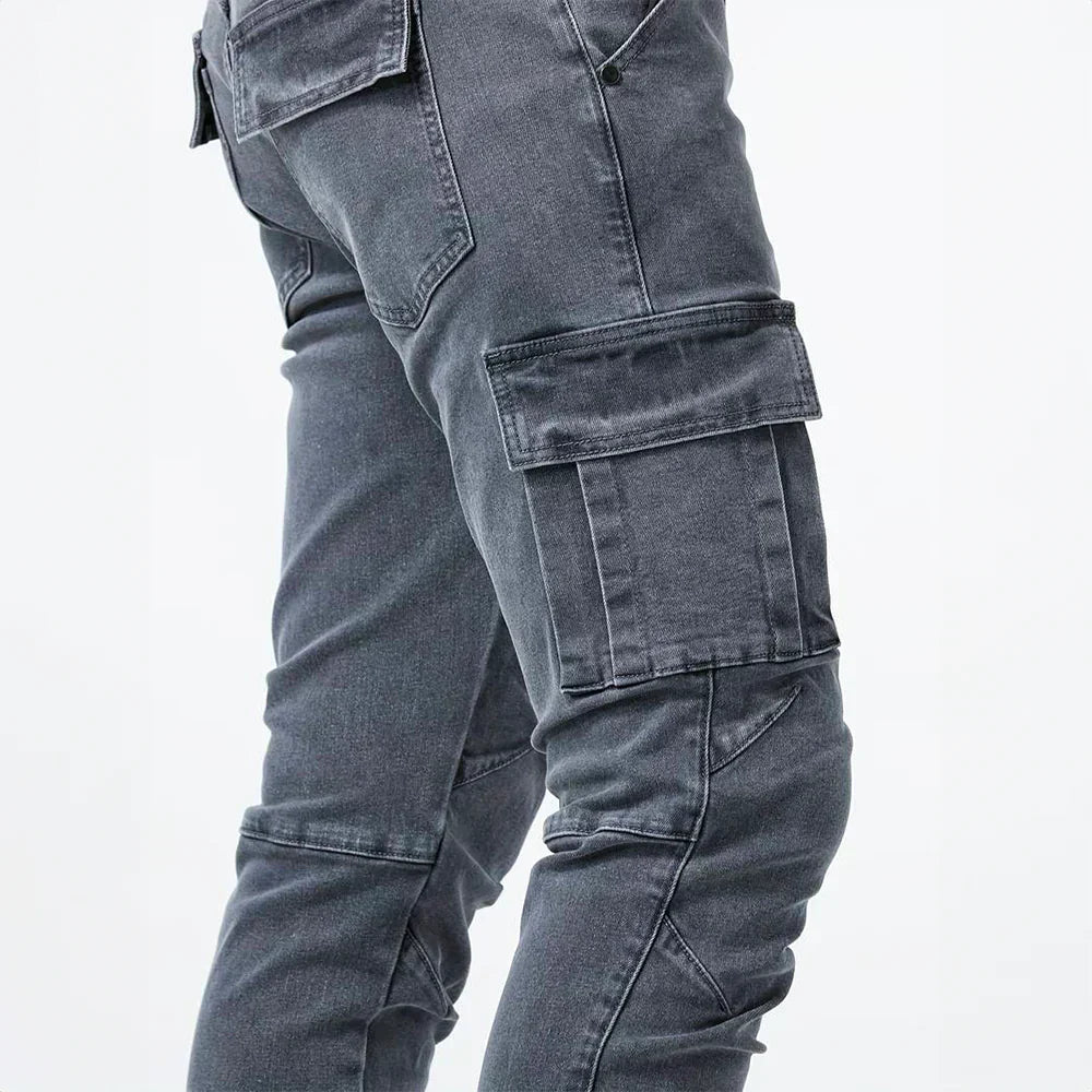 Stretch-Jeans Herren - Komfortable Passform Mit Funktionalen Taschen-6