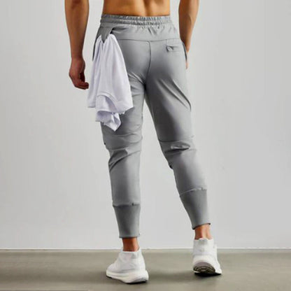 Stilvolle Slim Fit Jogginghosen Herren Mit Verstellbarem Bund Und Taschen-3