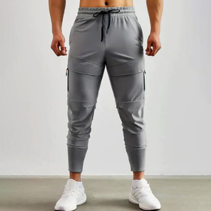 Stilvolle Slim Fit Jogginghosen Herren Mit Verstellbarem Bund Und Taschen-4