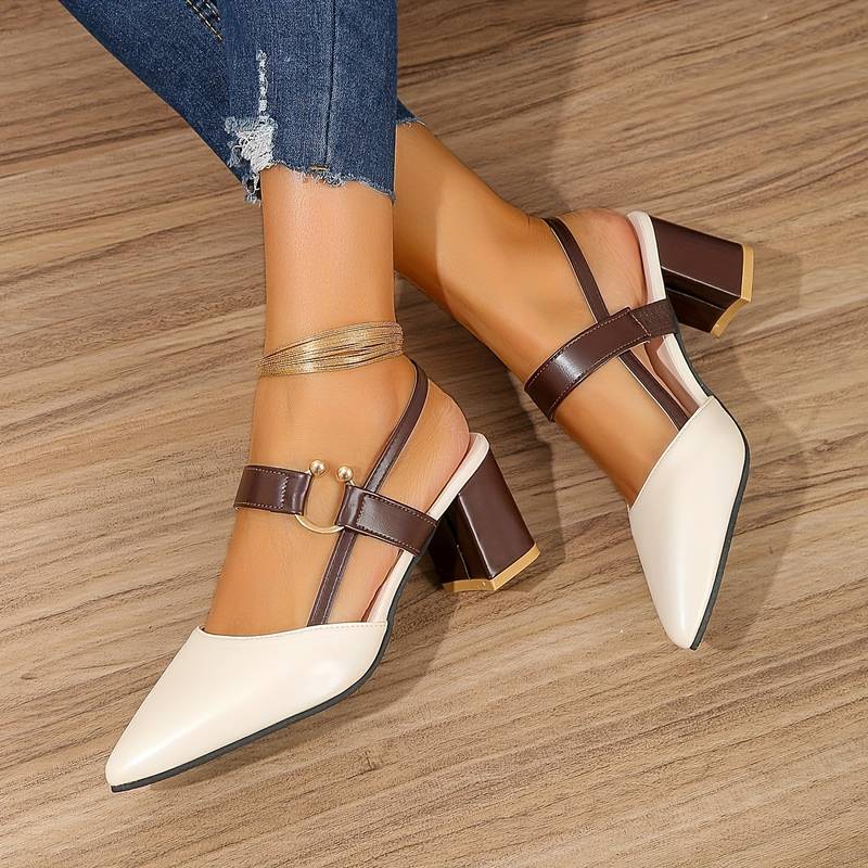 Women’s Supportive Block Heels With Strap