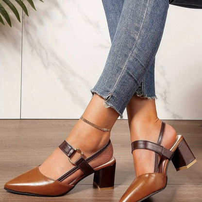 Women’s Supportive Block Heels With Strap