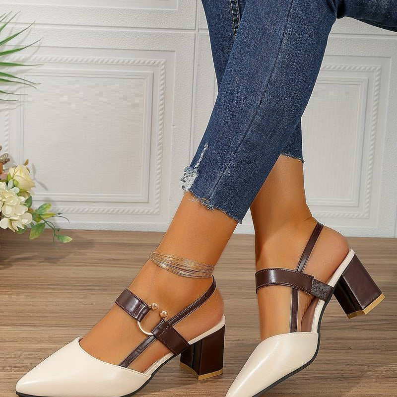Women’s Supportive Block Heels With Strap