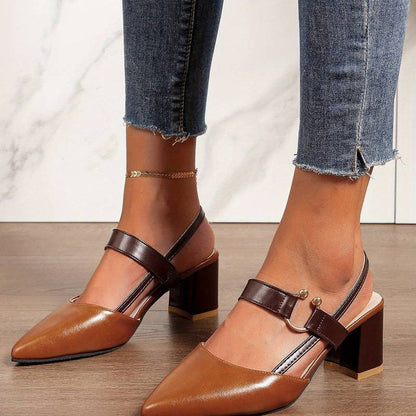 Women’s Supportive Block Heels With Strap