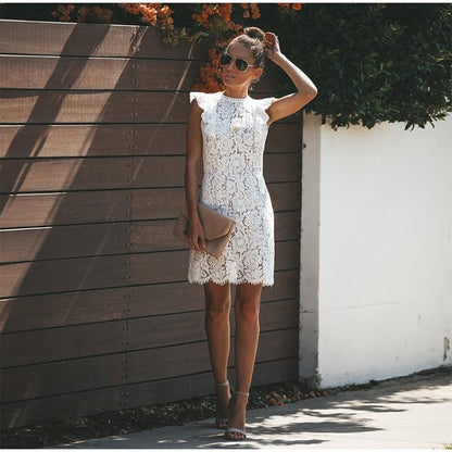 Atemberaubendes Damenkleid – tailliert aus Spitze, für Hochzeiten und festliche Anlässe 7