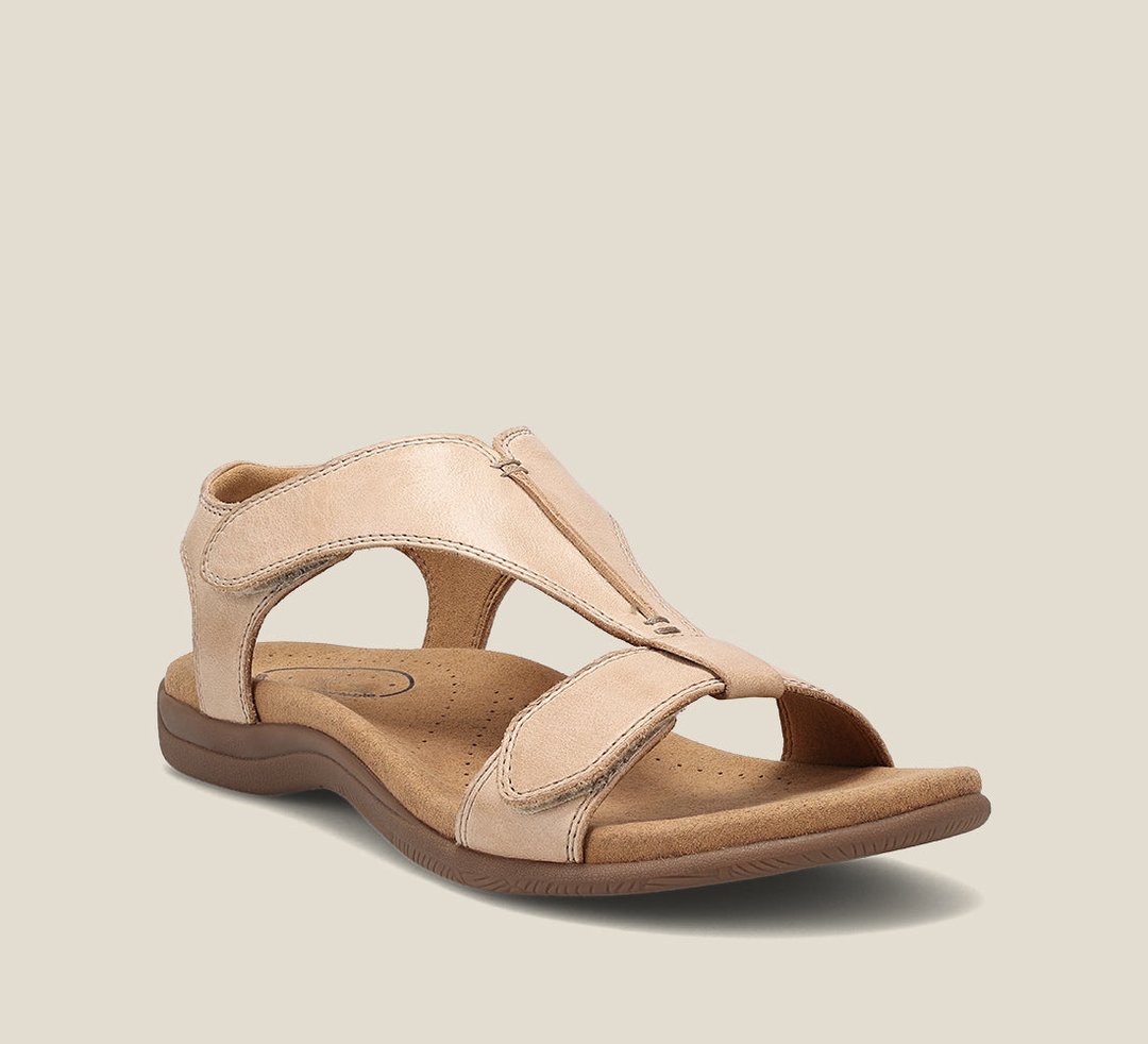 Atmungsaktive Damen Sandalen – T-Riemen-Design, hochwertiges Leder, für den Alltag 5