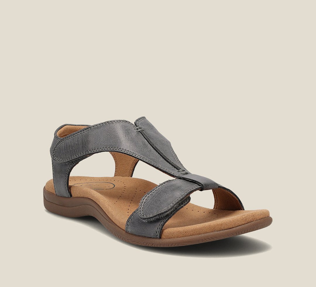 Atmungsaktive Damen Sandalen – T-Riemen-Design, hochwertiges Leder, für den Alltag 7