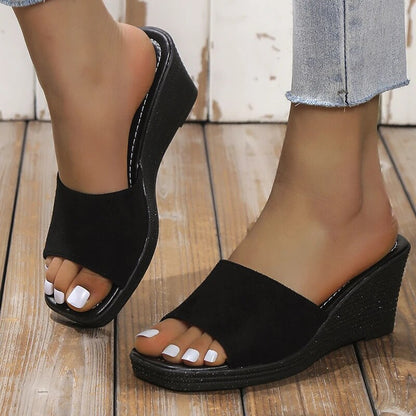 Atmungsaktive Damen Sandalen – quadratische Spitze, unterstützend, für Freizeit und Sommer 0