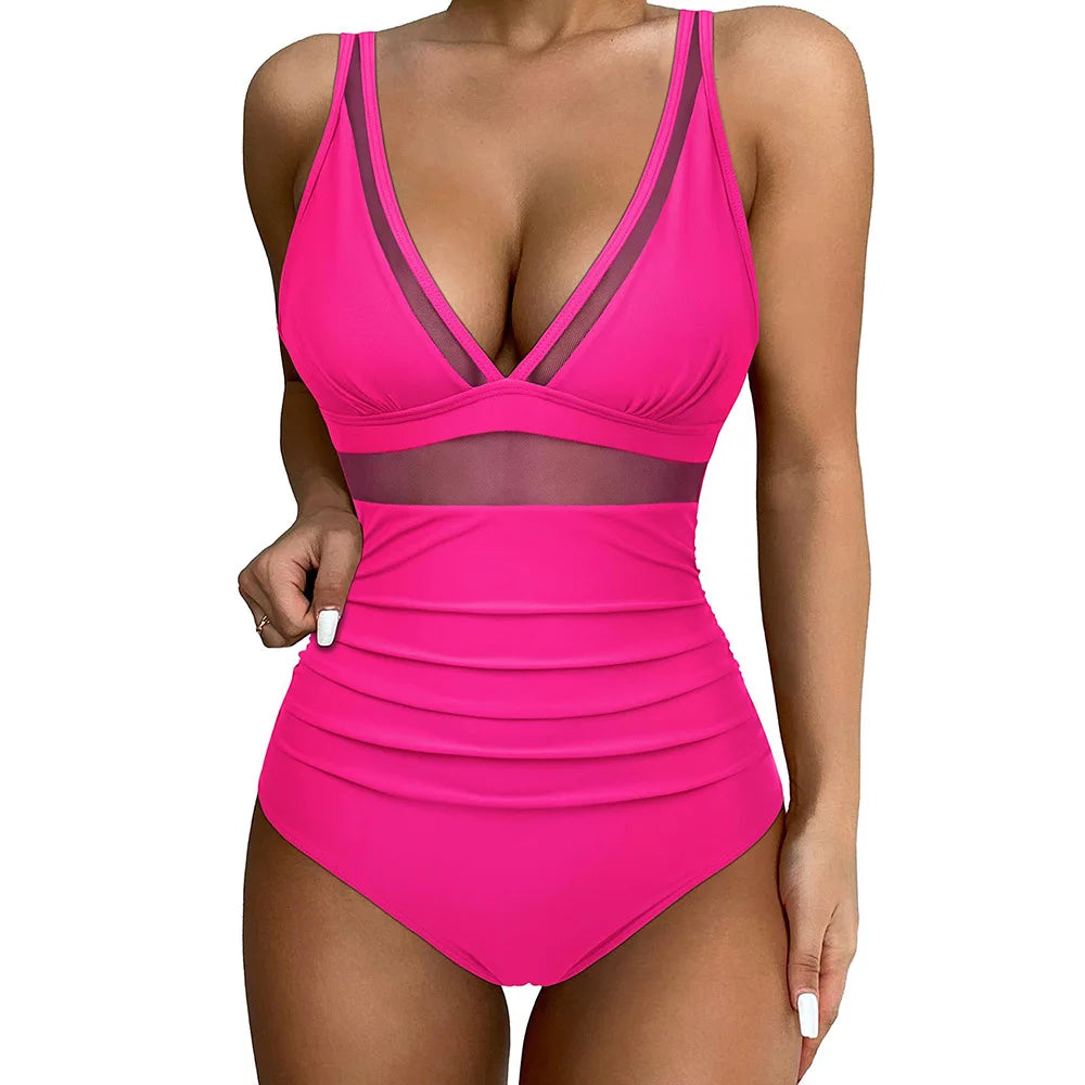 Atmungsaktiver Damen Badeanzug – figurbetonter Schnitt, hochwertiger Stoff, für Strand und Pool 5
