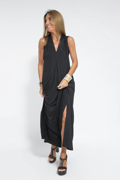 Atmungsaktives Damen Kleid und Weste Set – figurbetont, Baumwolle-Polyester, für jede Gelegenheit 1