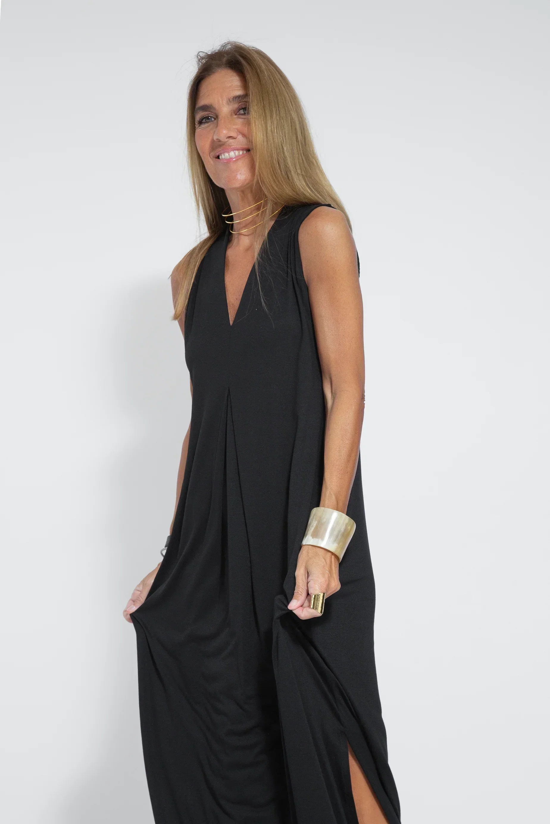 Atmungsaktives Damen Kleid und Weste Set – figurbetont, Baumwolle-Polyester, für jede Gelegenheit 10