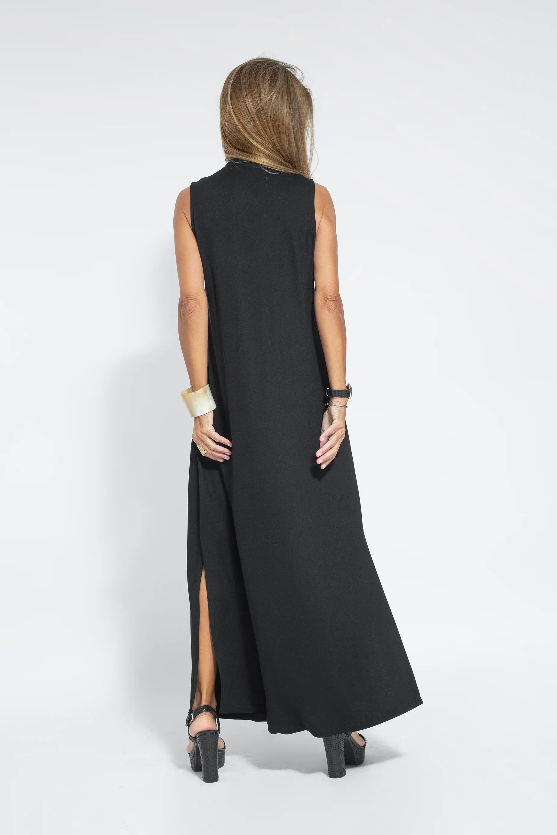 Atmungsaktives Damen Kleid und Weste Set – figurbetont, Baumwolle-Polyester, für jede Gelegenheit 4