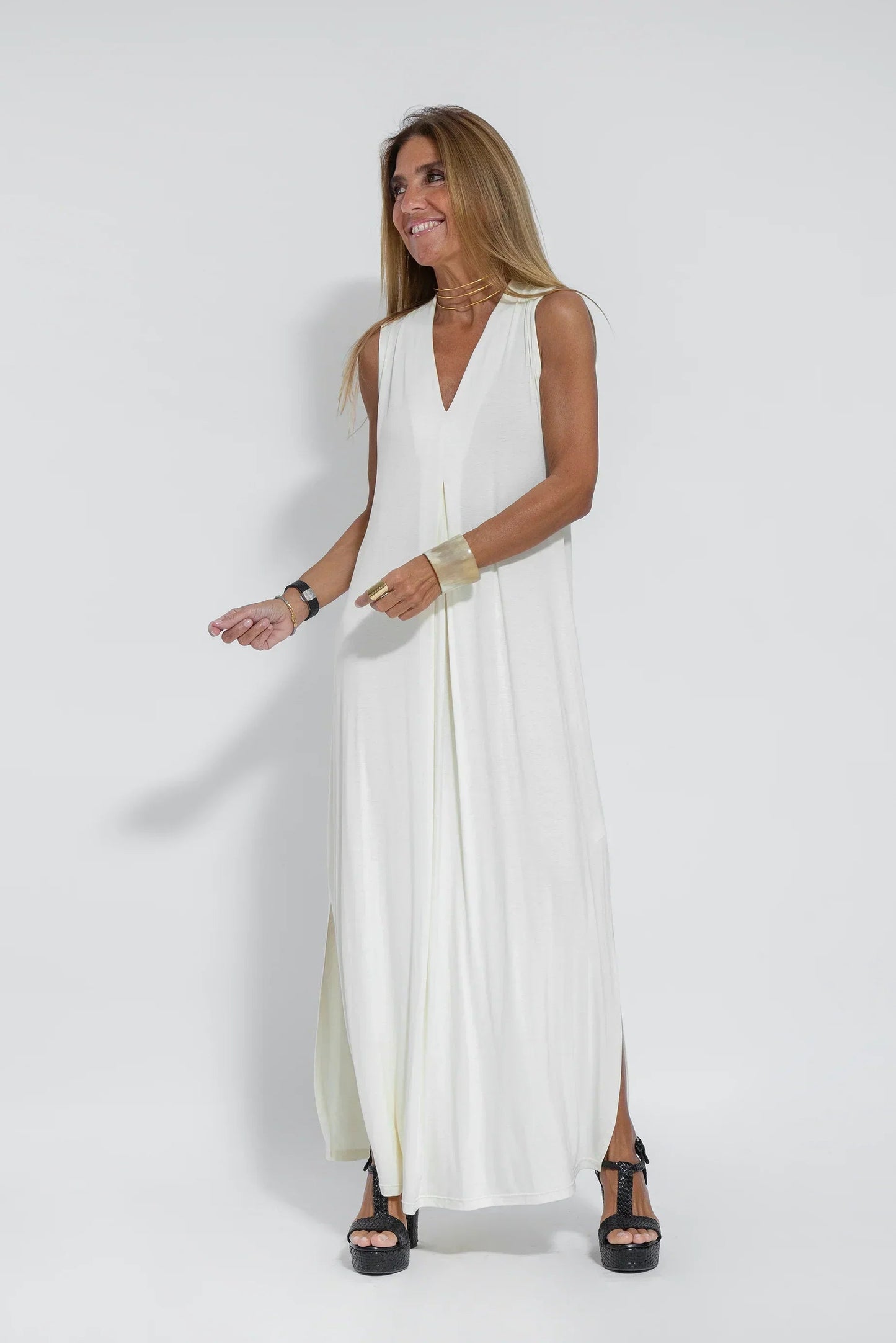Atmungsaktives Damen Kleid und Weste Set – figurbetont, Baumwolle-Polyester, für jede Gelegenheit 5