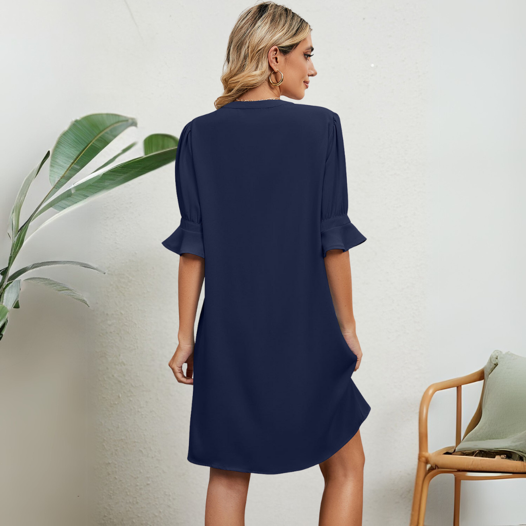 Atmungsaktives Damen Mini-Kleid – A-Linien-Silhouette, hochwertiger Stoff, für jeden Anlass 5