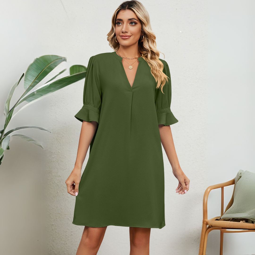 Atmungsaktives Damen Mini-Kleid – A-Linien-Silhouette, hochwertiger Stoff, für jeden Anlass 7