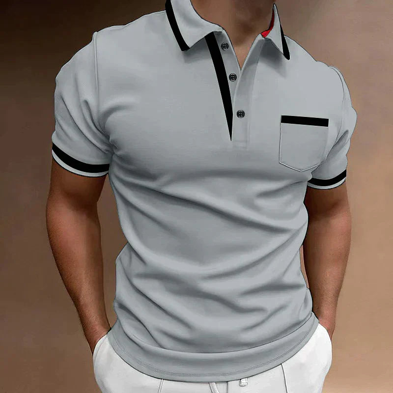 Atmungsaktives Herren Polo Shirt – klassische Passform, Baumwolle, für Büro und Freizeit 2