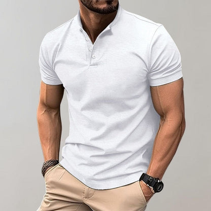 Atmungsaktives Herren Polo Shirt – klassischer Schnitt, Baumwolle, für Freizeit und Büro 1