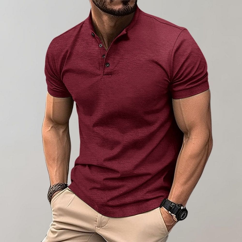 Atmungsaktives Herren Polo Shirt – klassischer Schnitt, Baumwolle, für Freizeit und Büro 2