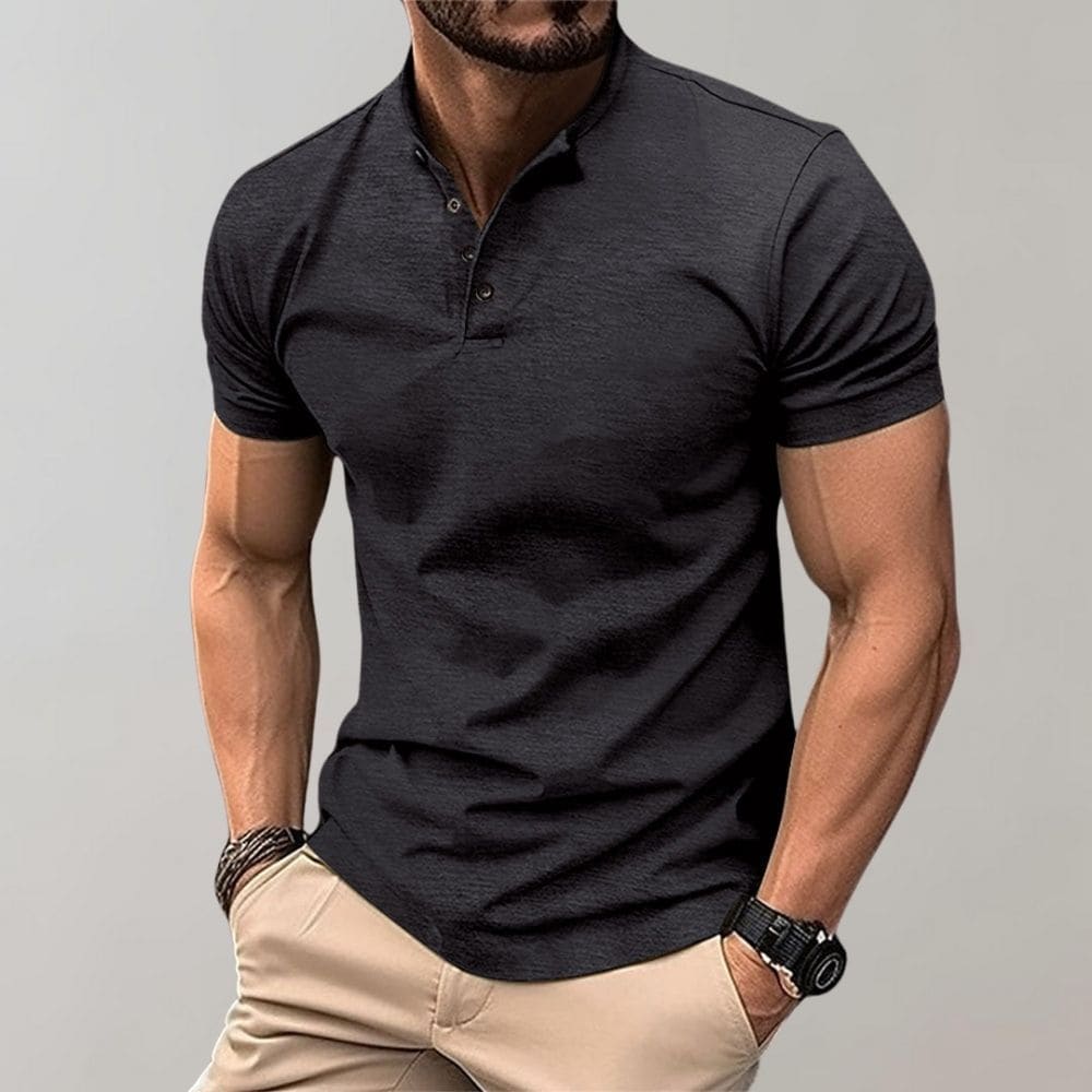 Atmungsaktives Herren Polo Shirt – klassischer Schnitt, Baumwolle, für Freizeit und Büro 4