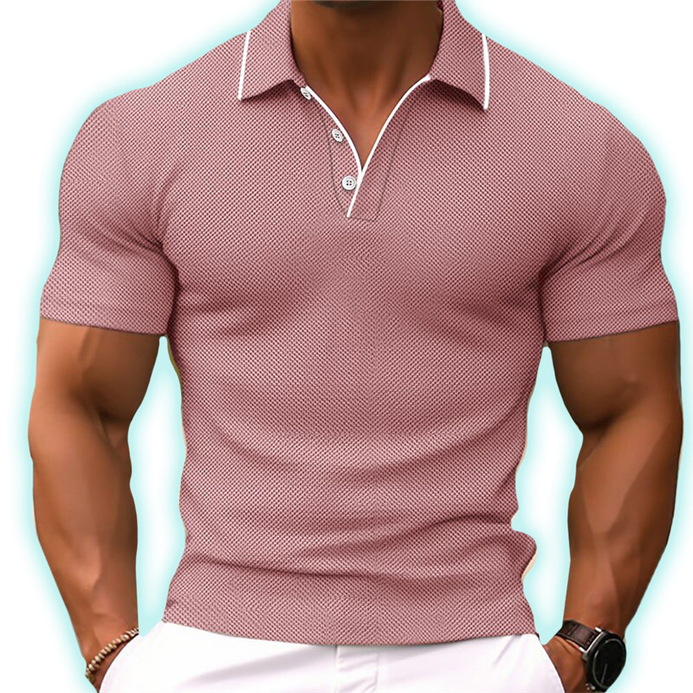 Atmungsaktives Herren Polo Shirt – tailliert, hochwertiges Material, für Alltag und Büro 1