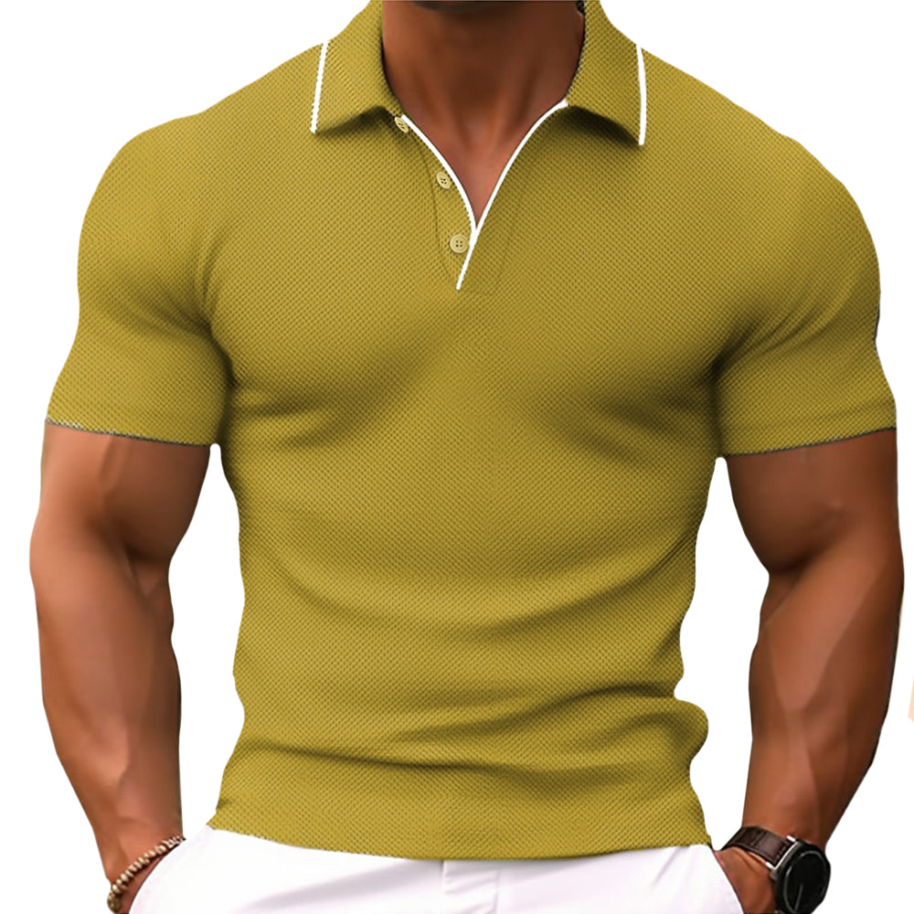 Atmungsaktives Herren Polo Shirt – tailliert, hochwertiges Material, für Alltag und Büro 3