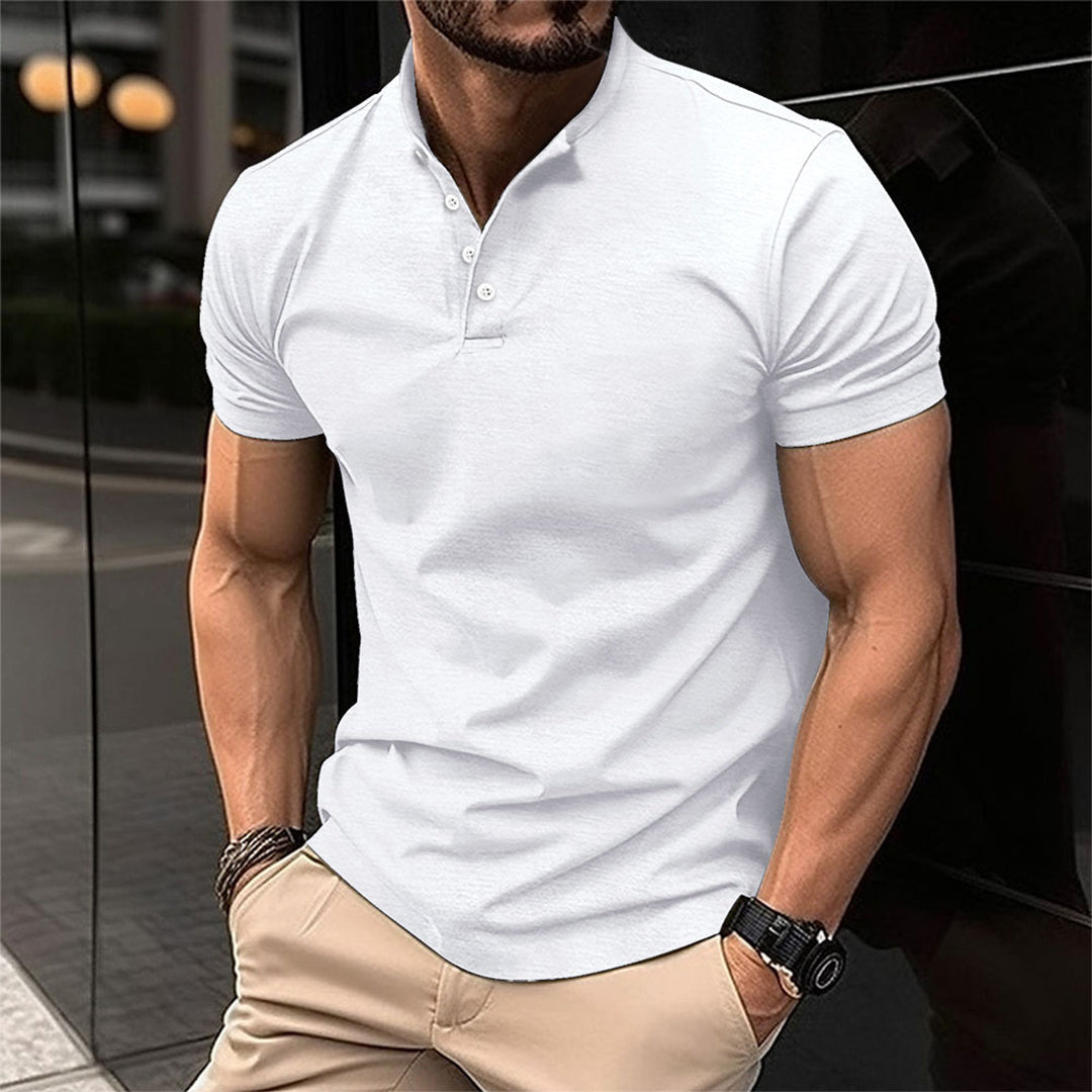 Atmungsaktives Herren Polo Shirt – zeitloses Design, Baumwolle, für den Sommer 1