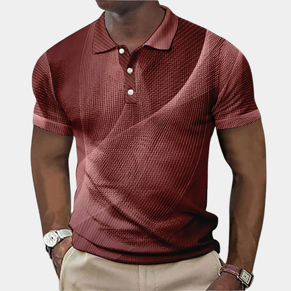 Atmungsaktives Herren Poloshirt – klassischer Schnitt, Baumwolle, für den Sommer 4