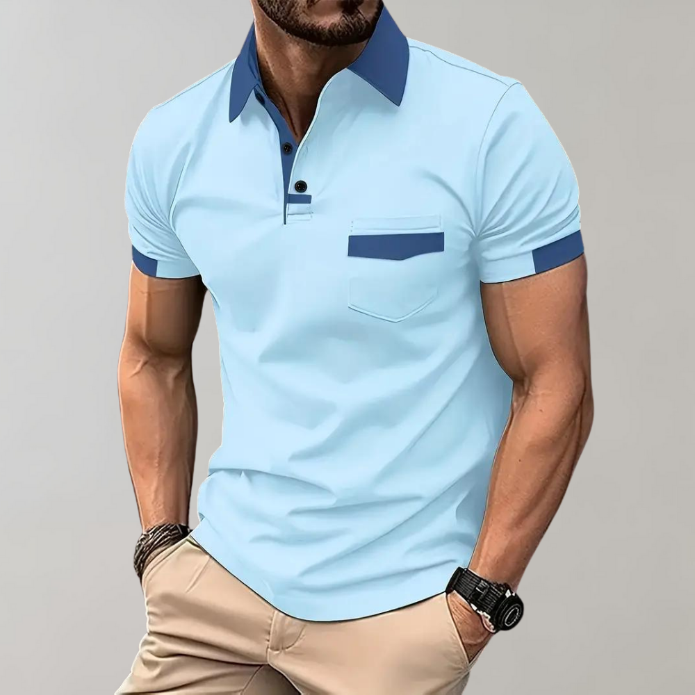 Atmungsaktives Herren Poloshirt – klassischer Schnitt, weiche Baumwolle, für Freizeit und Büro 2