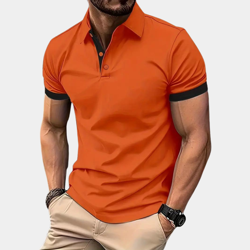 Atmungsaktives Herren Poloshirt – kurzarm, bequeme Passform, ideal für den Sommer 0