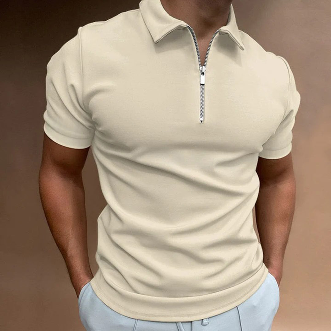 Atmungsaktives Herren Poloshirt – lockerer Schnitt, Polyester, für Freizeit und Büro 4